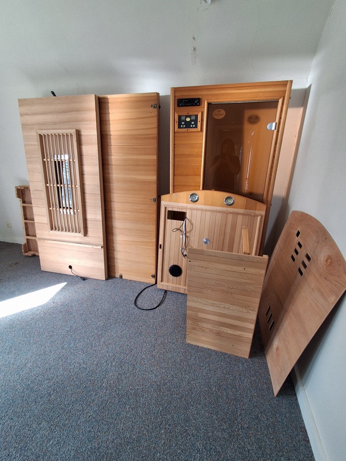 infraroodsauna, Ophalen, Gebruikt, Infrarood, Complete sauna