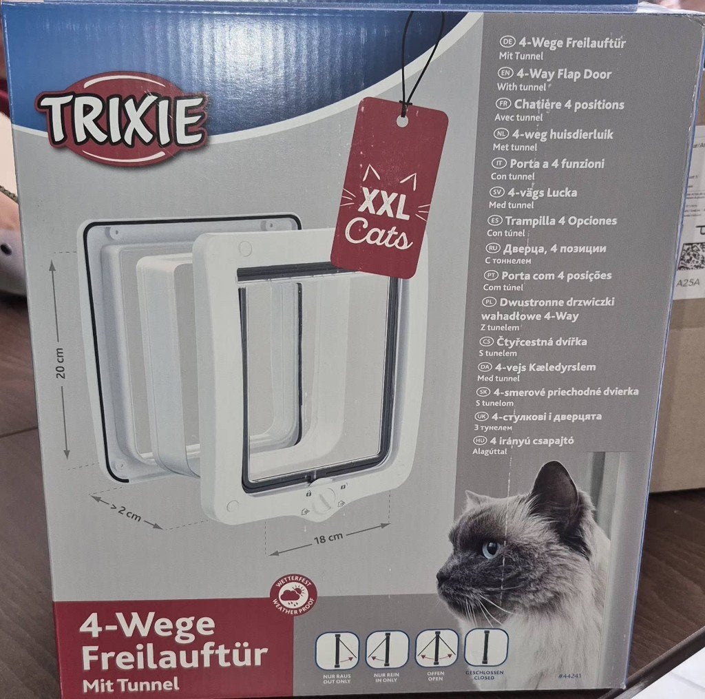 XXL Kattenluik, Dieren en Toebehoren, Ophalen of Verzenden, Nieuw
