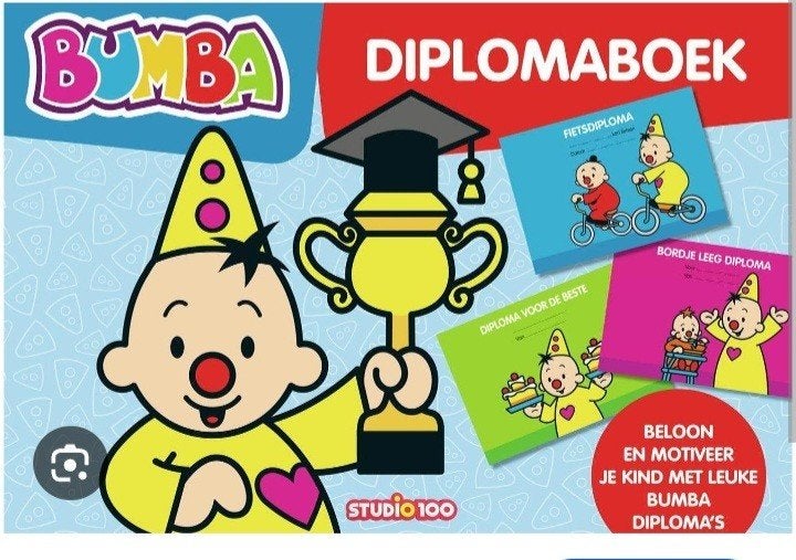 Bumba diplomaboek nieuw studio 100, Ophalen of Verzenden, Nieuw
