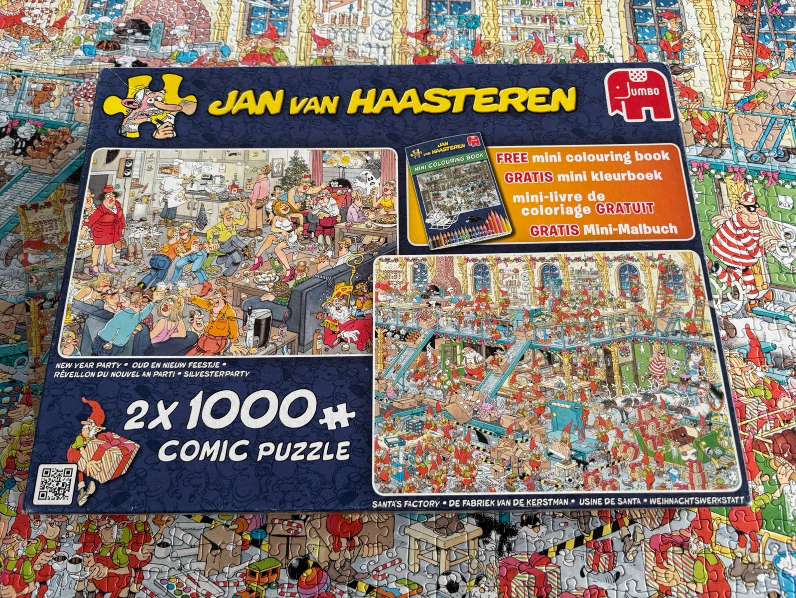 Jan van Haasteren - 2 x 1000 stukjes, Ophalen of Verzenden, Zo goed als nieuw