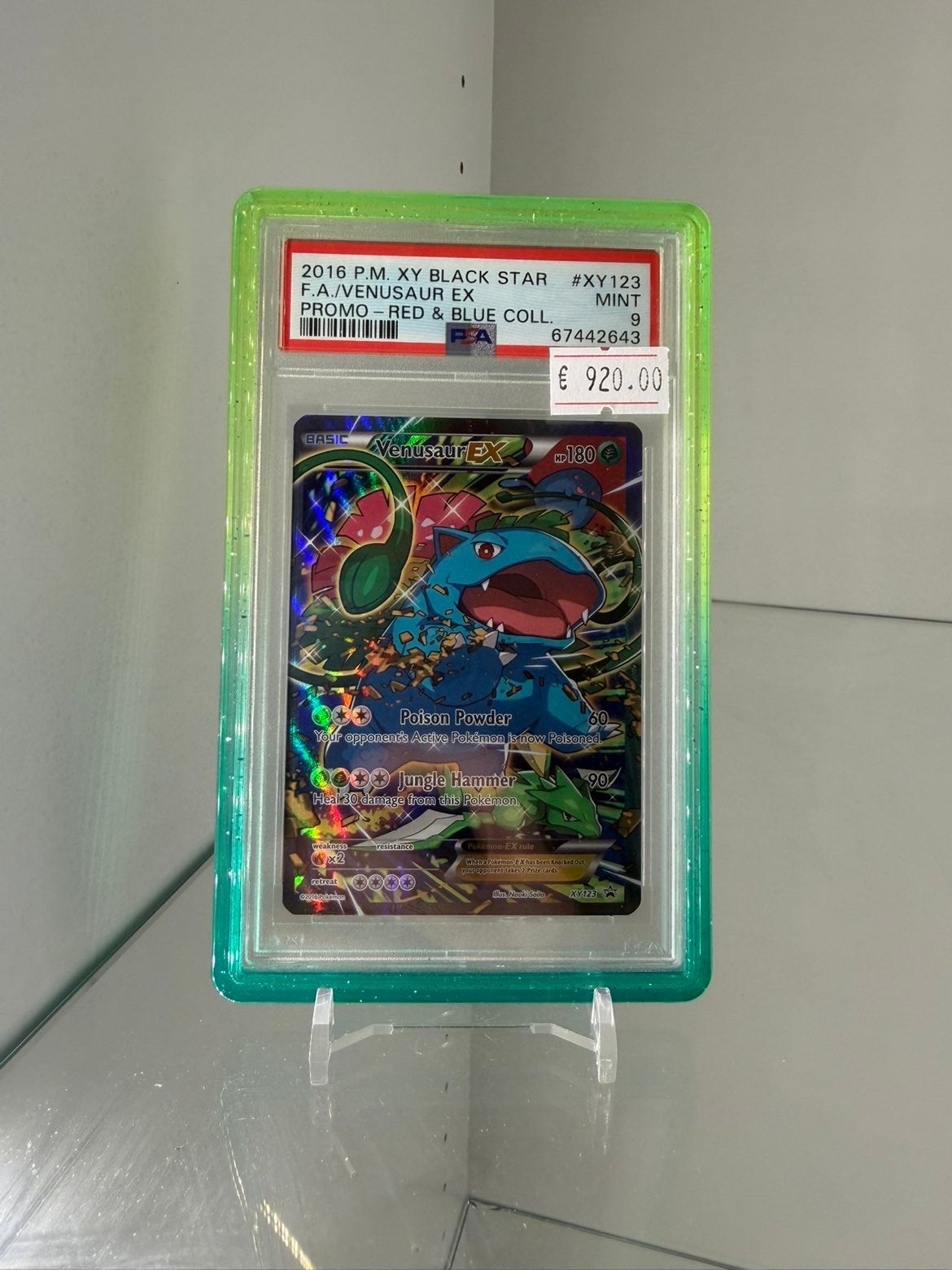 Pokémon Venusaur EX PSA 9, Ophalen, Zo goed als nieuw