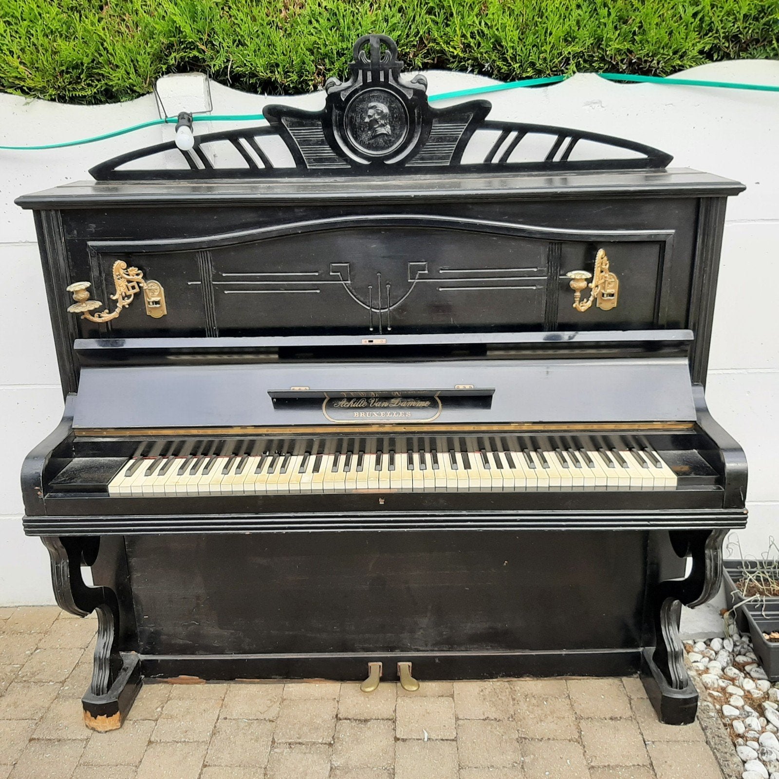 piano Achille Van Damme, Muziek en Instrumenten, Piano's, Ophalen, Piano