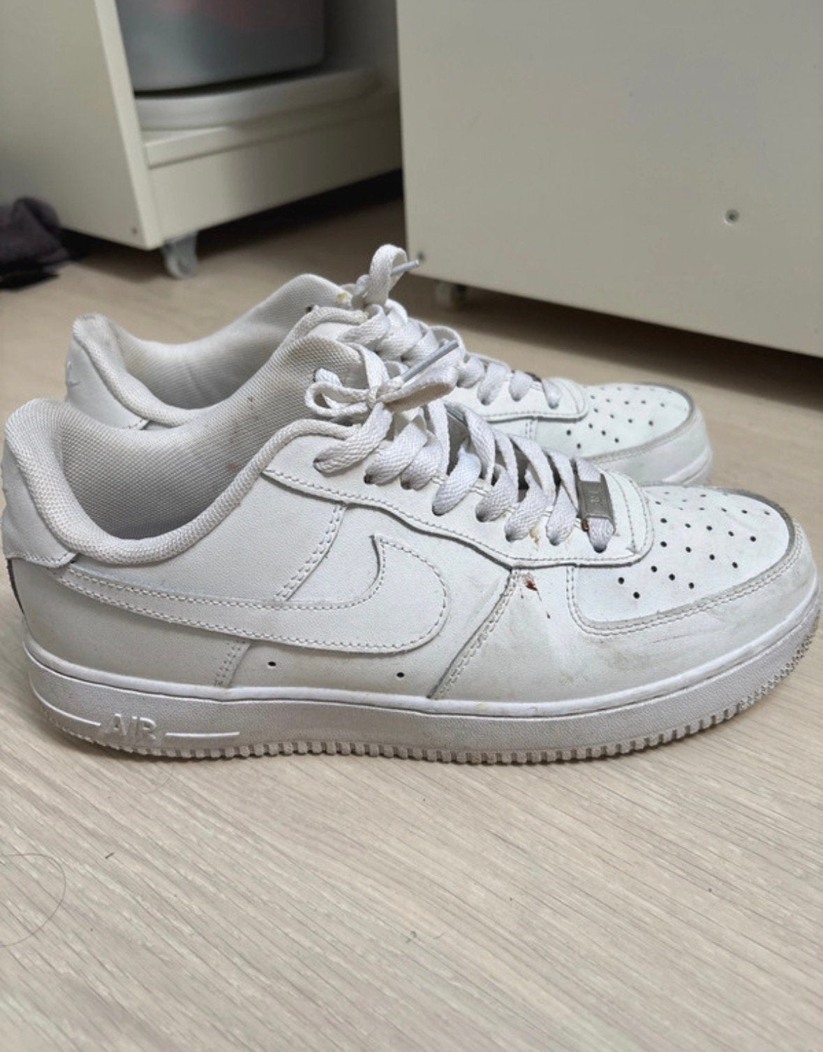 Nike Air Force One, Enlèvement ou Envoi, Sneakers et Baskets, Porté, Blanc