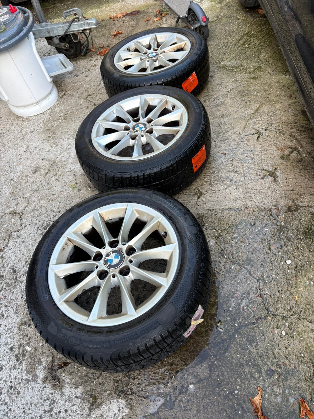Bmw velgen en banden, Ophalen, Gebruikt, 16 inch, Banden en Velgen