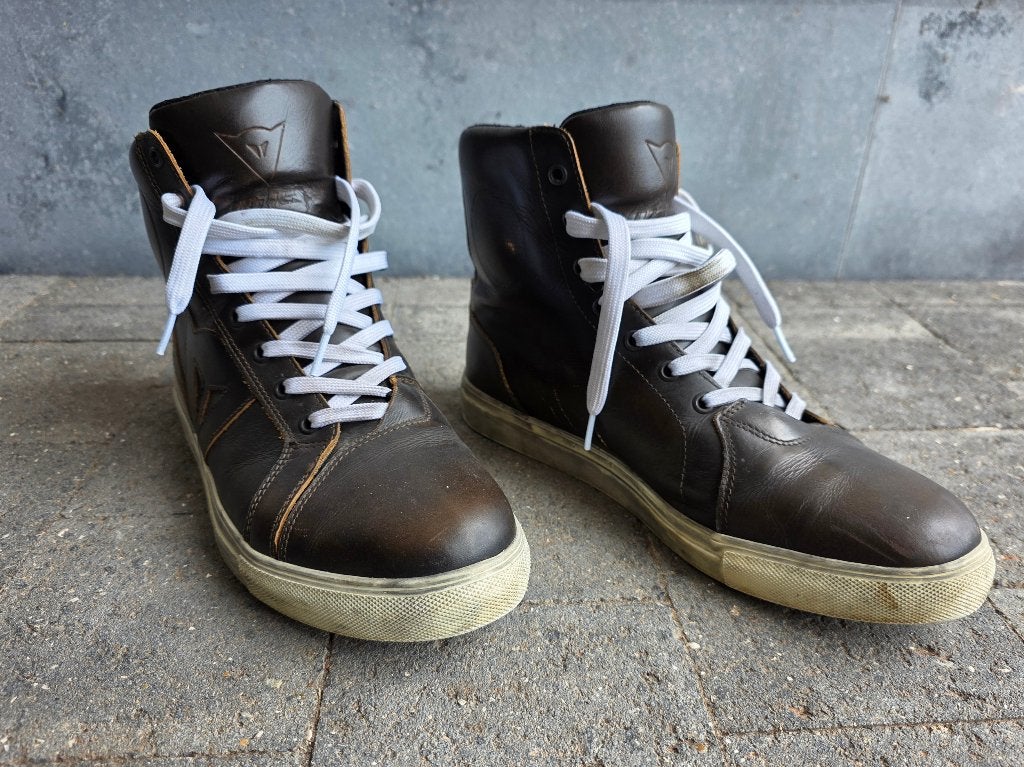 Dainese Street Biker Leather Sneakers Waterproof (Maat 43), Motoren, Ophalen, Dainese, Heren, Laarzen