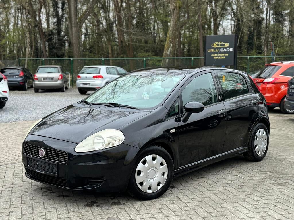 FIAT PUNTO 1.3 DIESEL, Auto's, Zwart, Leder, Bedrijf, 1298 cc