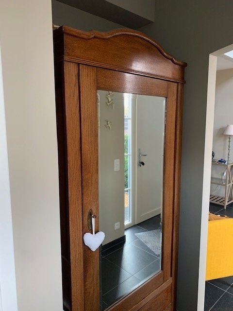 Armoire chêne, Maison & Meubles, 25 à 50 cm, Enlèvement, Utilisé, Chêne