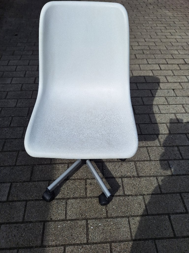 CHAISE DE BUREAU, Comme neuf, Enlèvement, Blanc, Chaise de bureau