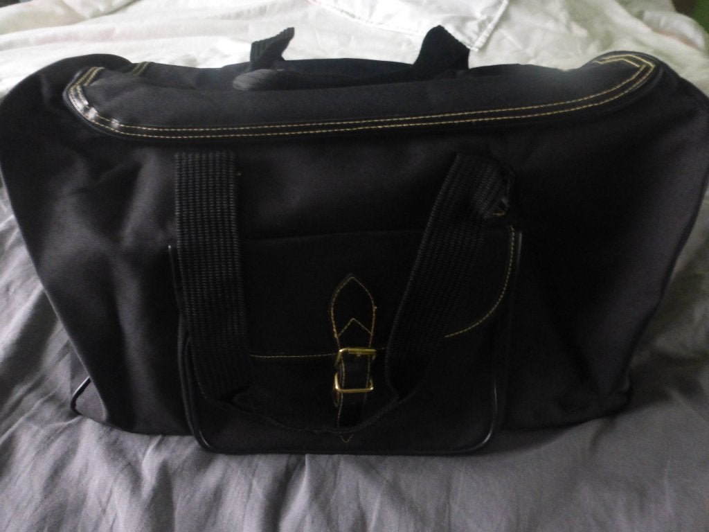 Zwarte reistas, nieuw €18,00, Handtassen en Accessoires, Ophalen of Verzenden, Nieuw, Zwart