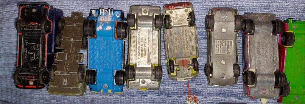 Groot lot vintage autootjes - Matchbox, Corgi, Efsi, Ophalen of Verzenden, Gebruikt, Auto