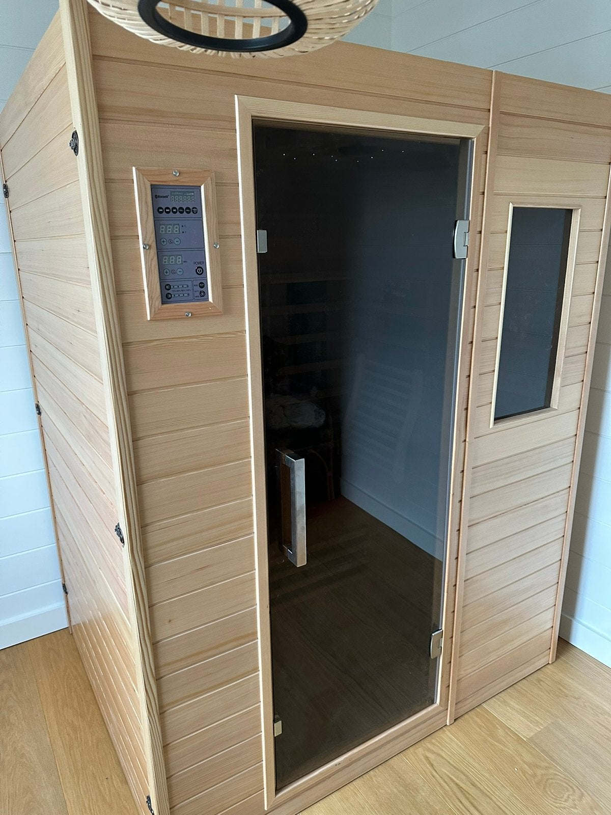 infrarood Sauna -2 pers tripple heater- alle toebehoren, Sports & Fitness, Sauna, Enlèvement, Comme neuf, Infrarouge, Sauna complet