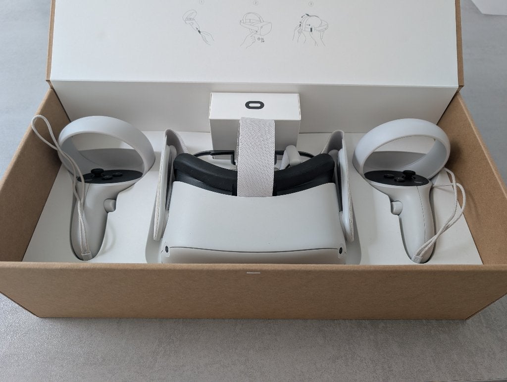 Oculus Quest 2, Consoles de jeu & Jeux vidéo, Virtual Reality, Enlèvement, Utilisé, Lunettes VR, Autres plateformes