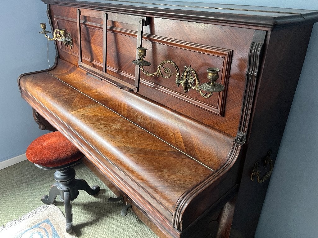Piano, Muziek en Instrumenten, Ophalen, Gebruikt, Bruin, Piano