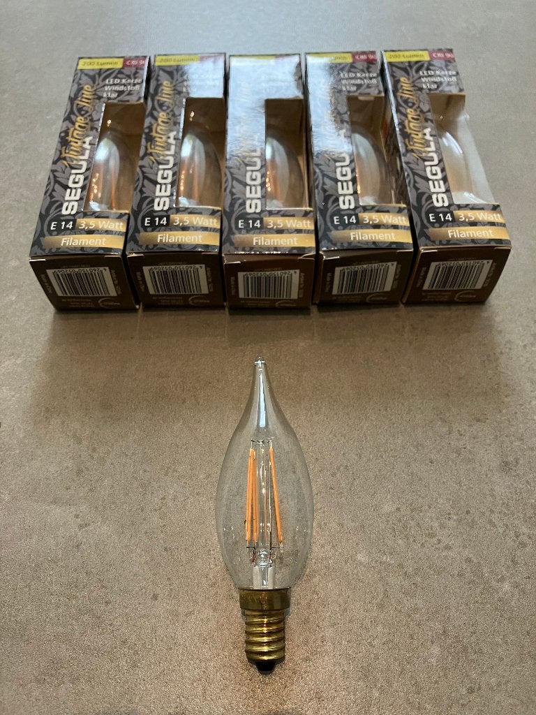 NOUVEAU : 5 * bougies LED Segula - 40 % !, Maison & Meubles, Neuf, Enlèvement ou Envoi, Segula, Moins de 10 watts