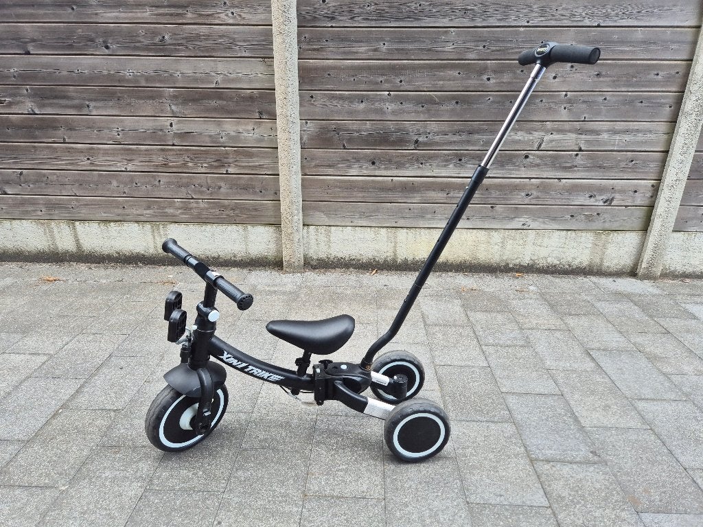 Besrey loopfiets en driewieler met duwstang, Fietsen en Brommers, Ophalen, Gebruikt, Besrey, Verstelbare zitting