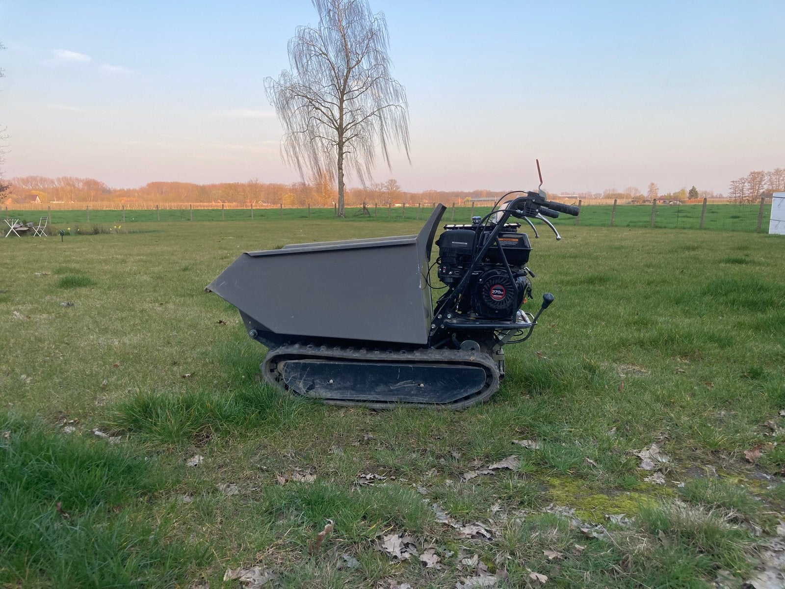 rupsdumper mini dumper, Ophalen, Dumper