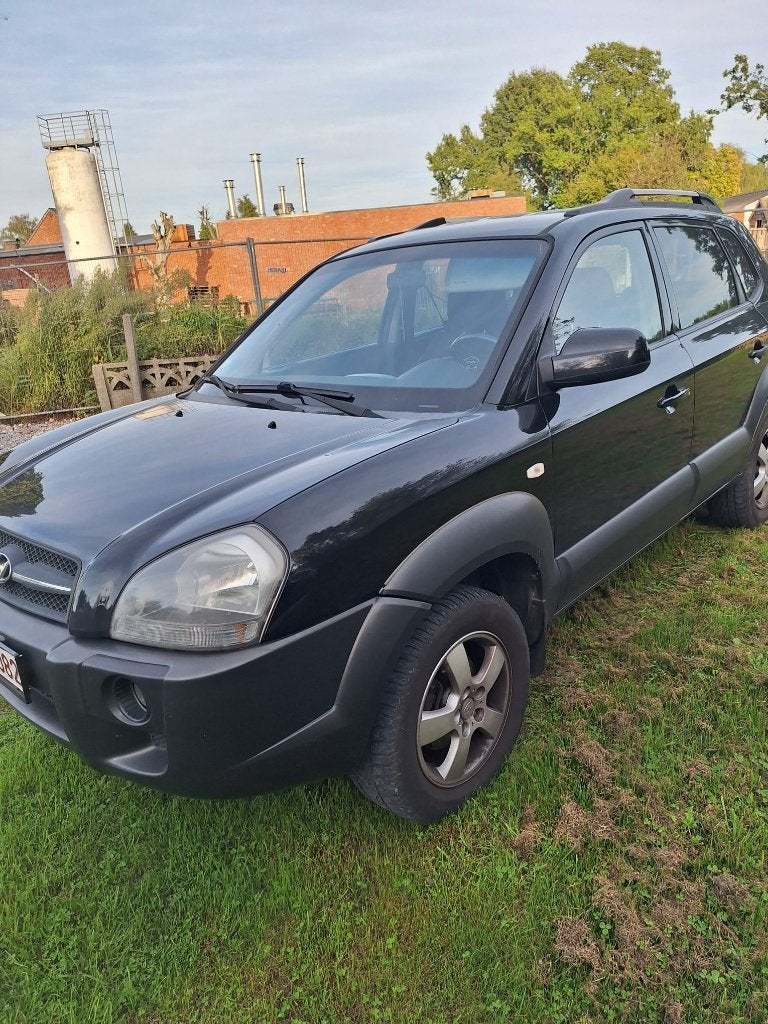 hyundai tucson !!lichtevracht!! bj 2007 !!gekeurd!!, Auto's, Voorwielaandrijving, Stof, Zwart, Zwart