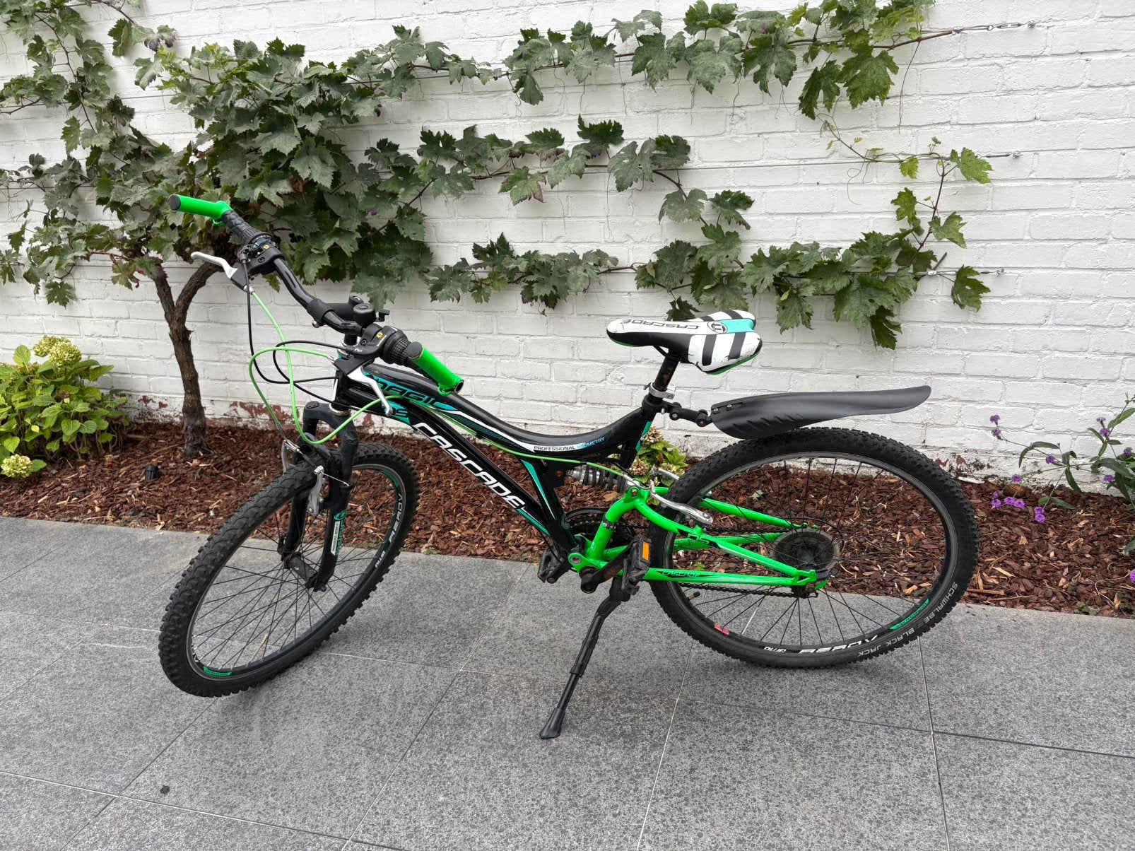 Cascade Magic DS mountainbike – 26 inch – zwart/groen, Fietsen en Brommers, Ophalen, Zo goed als nieuw, Versnellingen