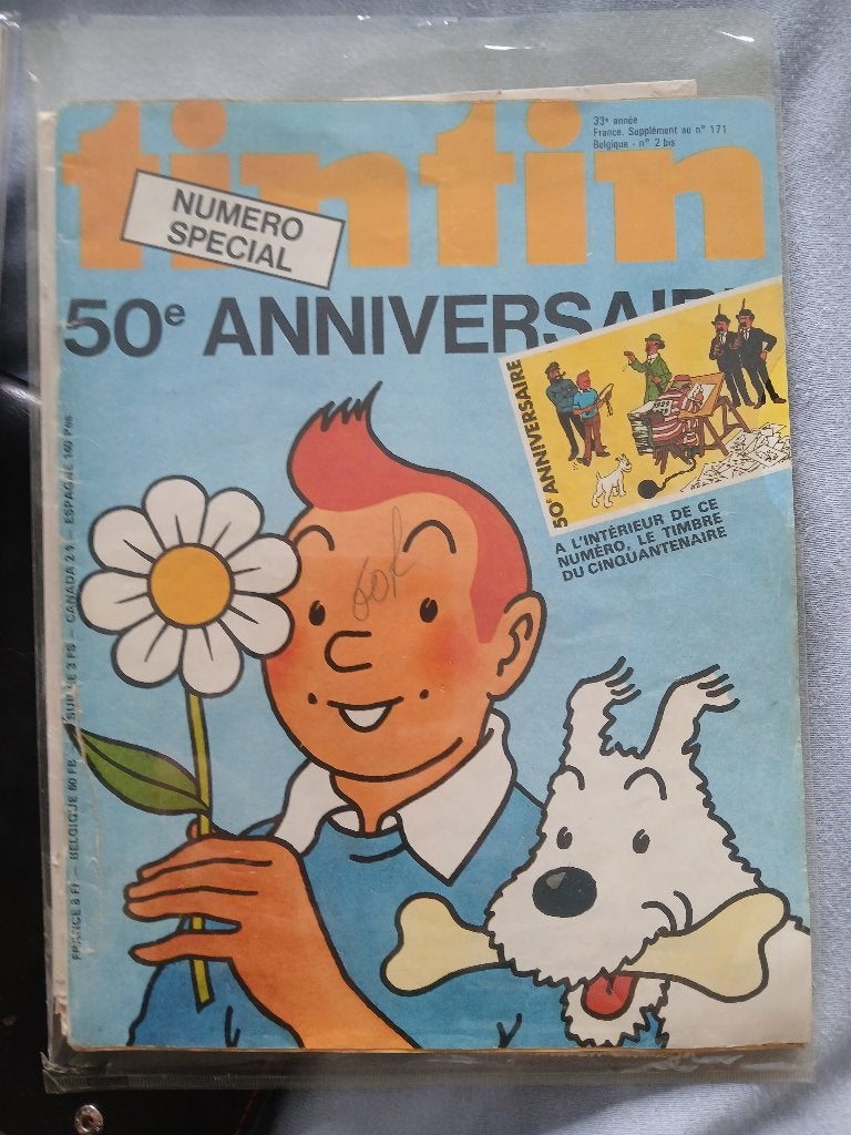 Tintin magasine spécial 50ème anniversaire, Livres, Journaux & Revues, Enlèvement, Utilisé, Autres types