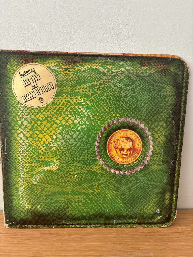 LP - Alice Cooper - Billion dollar babies, Gebruikt, Inclusief binnenhoes, Ophalen of Verzenden, 1970 - 1979