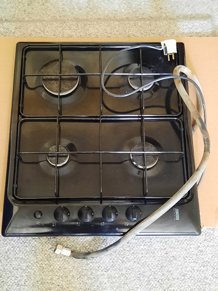 Inbouw kookplaat gas, Elektronische apparatuur, Kookplaten, Gebruikt, Inbouw, Gas, 4 kookzones, Ophalen