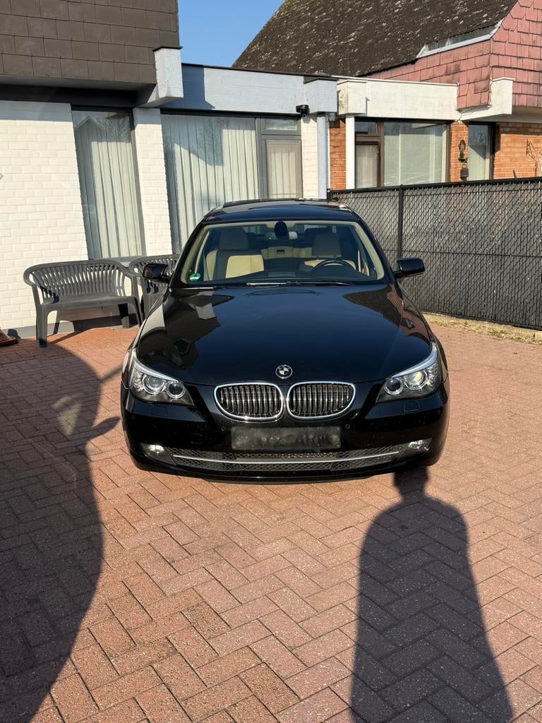 BMW 525d E60 Facelift, Auto's, Automaat, 4 deurs, Beige, Zwart