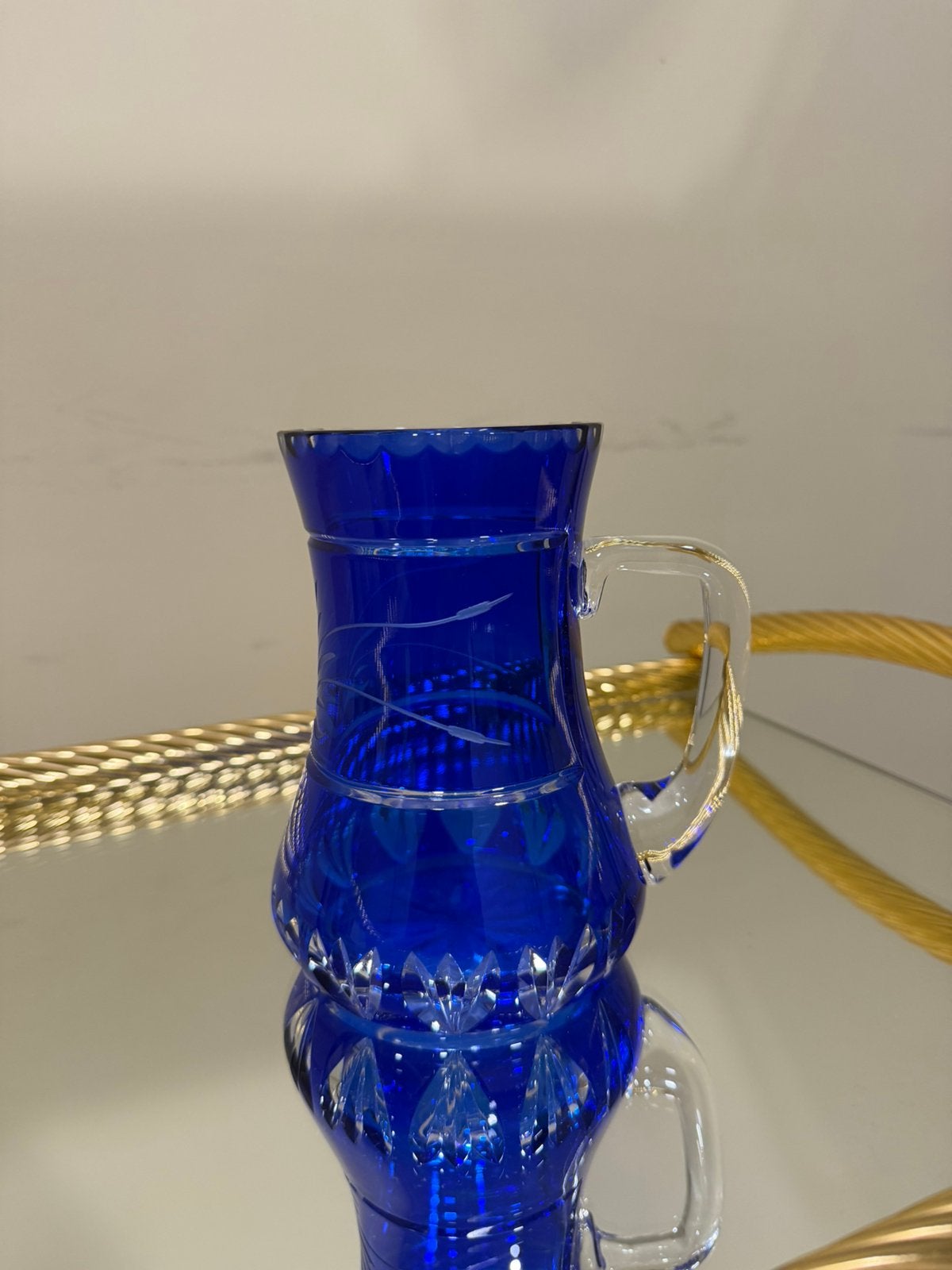 Val St. Lambert Beermug, Antiek en Kunst, Antiek | Vazen, Ophalen
