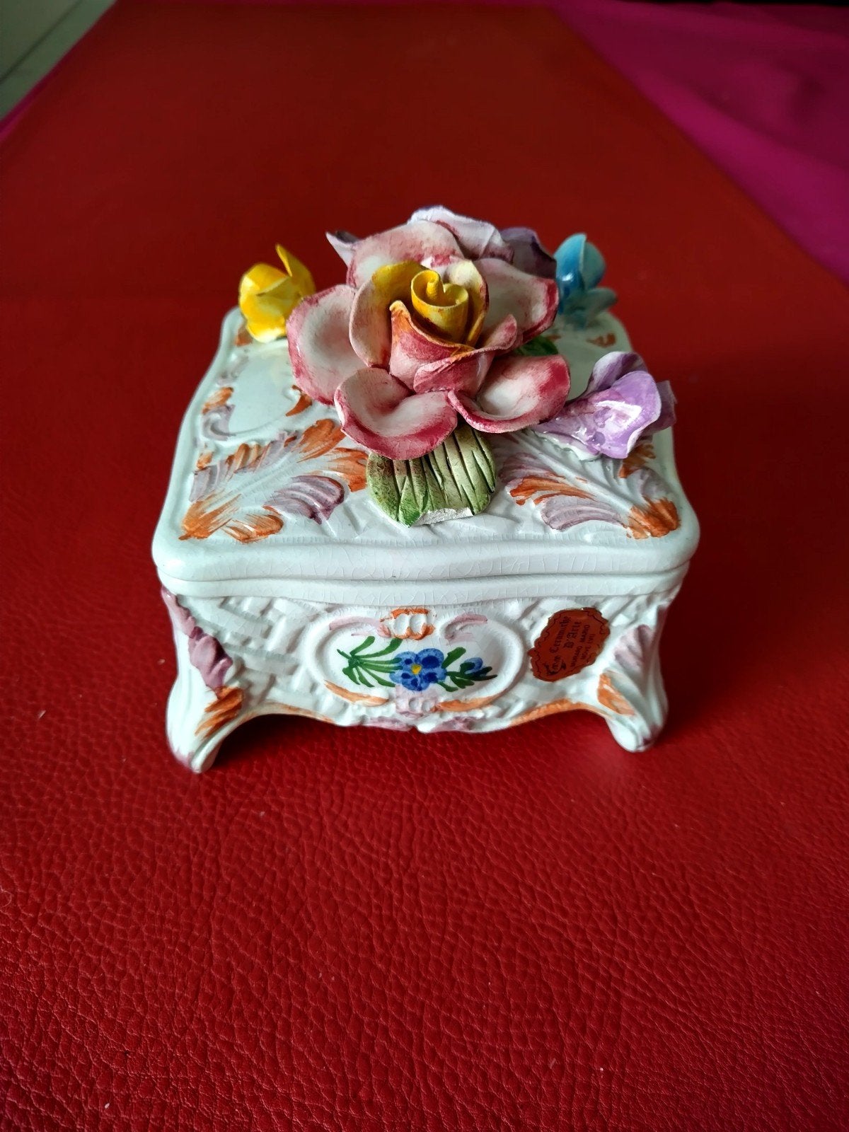 Vintage Italiaans Sieradendoosje, Antiek en Kunst, Ophalen of Verzenden