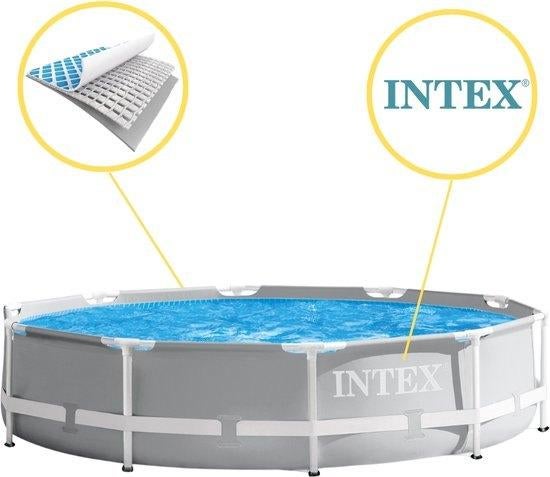 Piscine hors sol INTEX Pris Frame premium 610 x 132cm, Tuin en Terras, Zwembaden, Gebruikt, Opzetzwembad, 120 cm of meer, 400 cm of meer