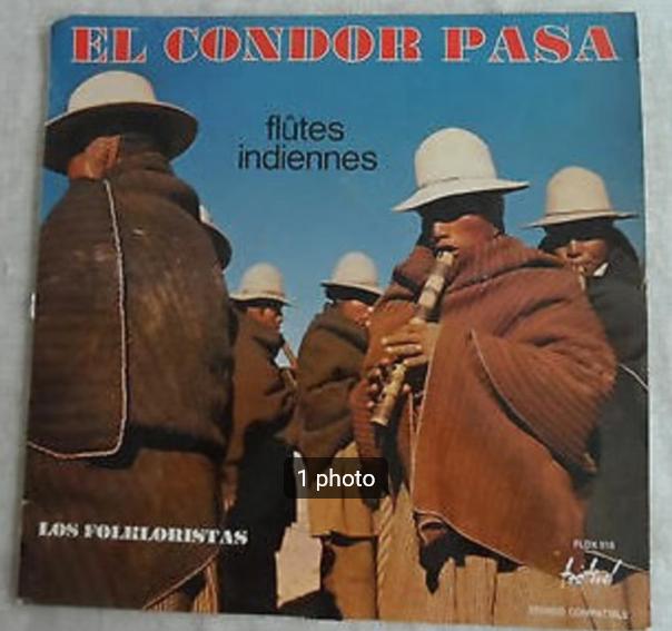 33 tours El condor pasa Flûtes indiennes, Enlèvement ou Envoi, Utilisé, 12 pouces, Latino-américaine
