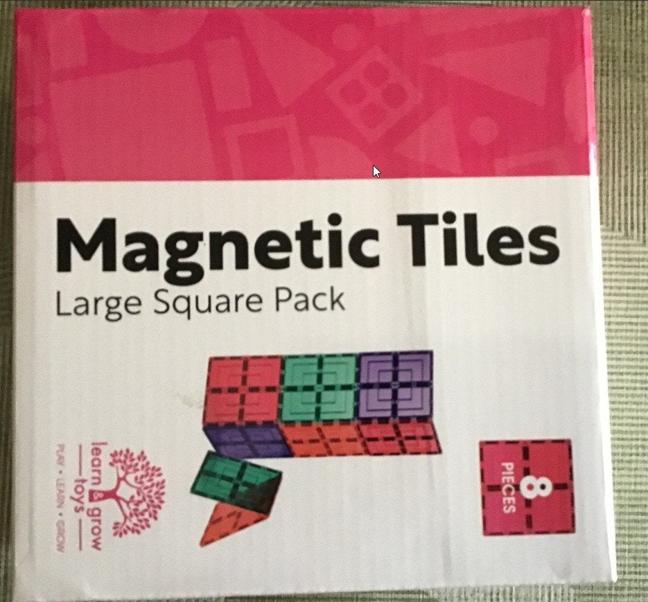 Set grote magnetische bouwstenen learn grow toys NIEUW, Ophalen of Verzenden, Nieuw, Overige merken