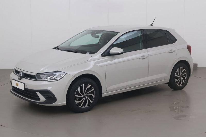 Volkswagen Polo 1.0 TSI Life 115 AT, Auto's, Volkswagen, Automaat, Gebruikt, Overige bekleding, Parkeersensor