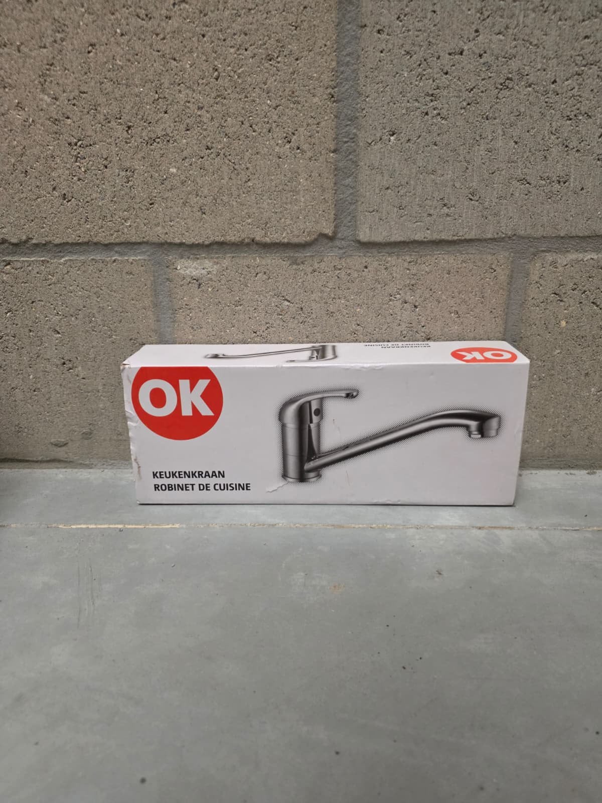 OK Keukenkraan met Draaibare Uitloop – Nieuw in doos, Ophalen, Zo goed als nieuw