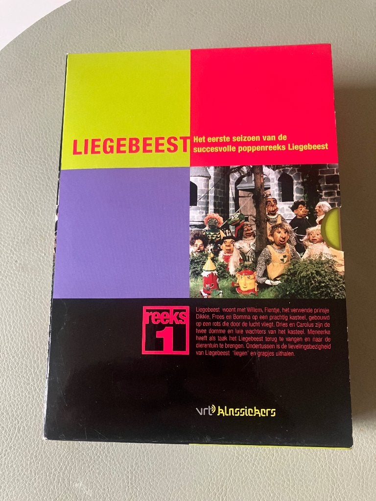 Liegebeest ( dvd box ), Alle leeftijden, Ophalen of Verzenden, Zo goed als nieuw, Poppen of Stop-motion