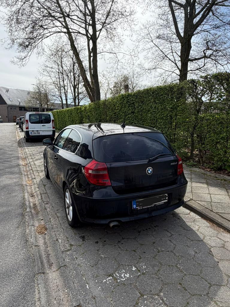 BMW118D, Auto's, BMW, Euro 5, 1 Reeks, Zwart, Bruin