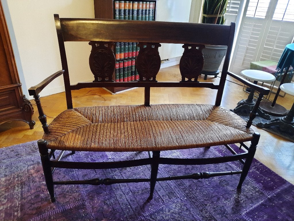 Antieke Set: 2 Armstoelen en bijpassende Tweezitter, Ophalen