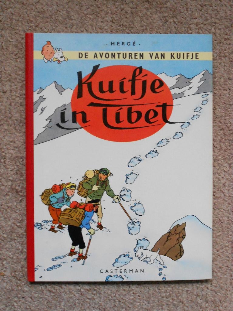 Kuifje in Tibet - hardcover A60 - nieuwstaat - 1e druk 1960, Eén stripboek, Nieuw, Ophalen of Verzenden, Herge