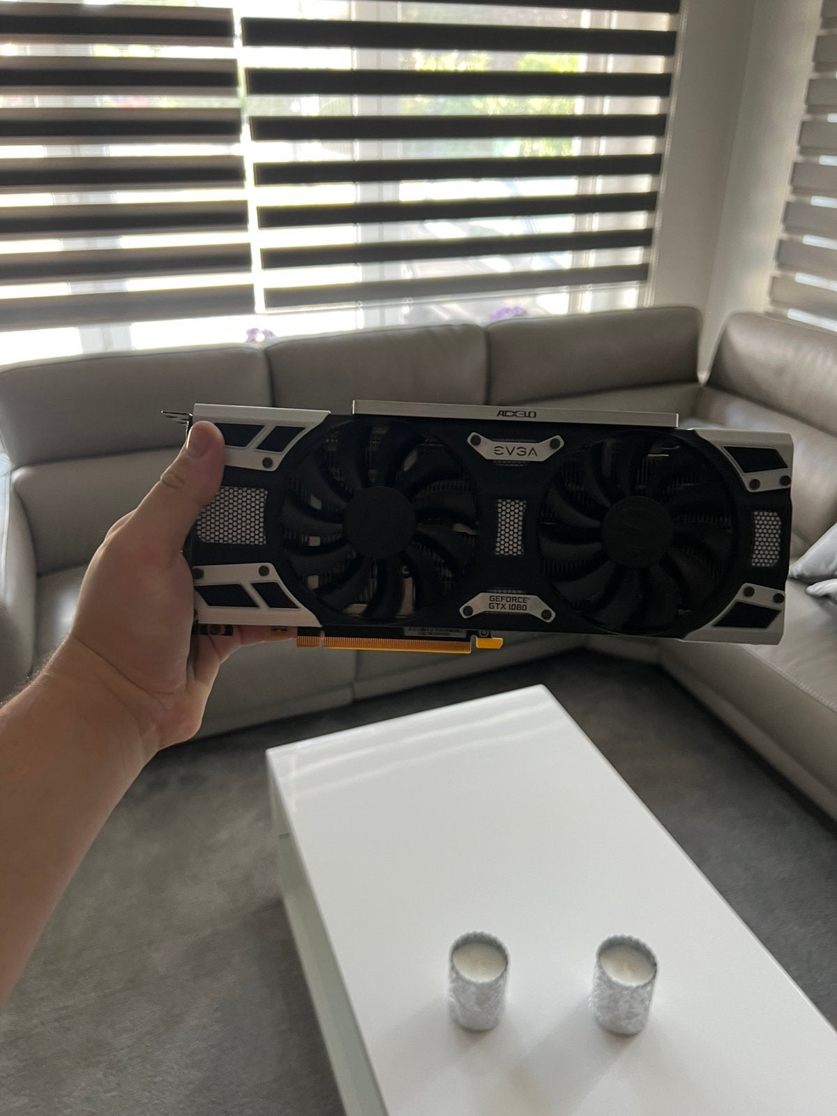 NVIDIA GTX 1080 EVGA SC - 8 Go GDDR5X, Computers en Software, Videokaarten, PCI-Express 4, HDMI, Ophalen of Verzenden, Nvidia