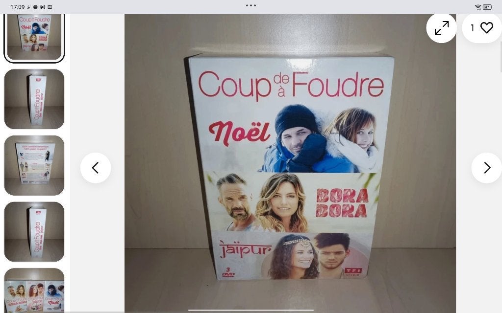 Coffret 3 DVD Coup de Foudre à Noël  Bora Bora  Jaipur rare, Verzenden