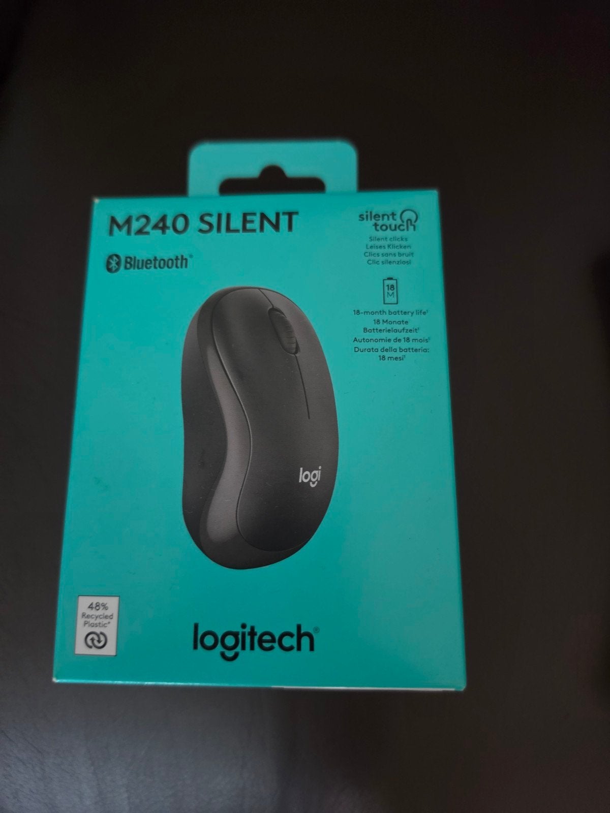 Logitech M240 Silent, Computers en Software, Muizen, Ophalen, Draadloos, Muis, Logitech