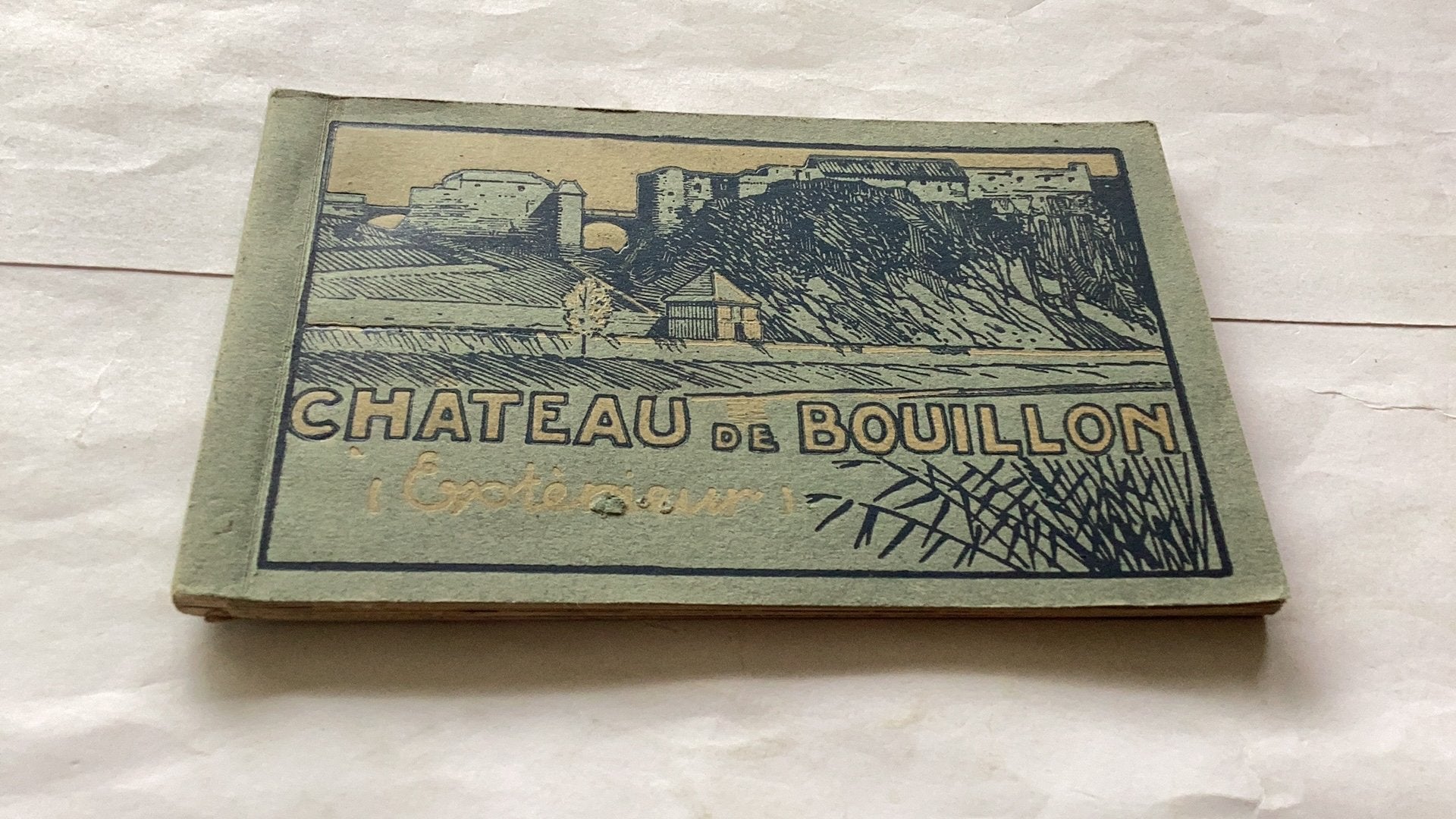 Mapje met 10 kaarten Chateau de Bouillon, Ophalen of Verzenden