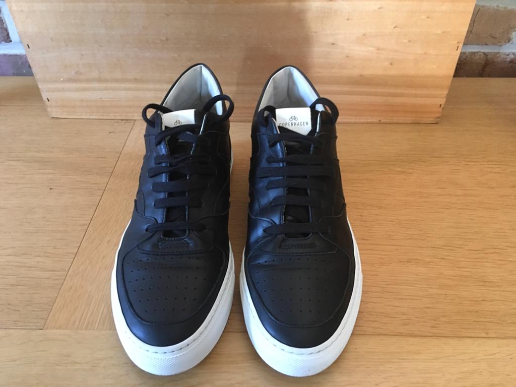 Sneakers Copenhagen en cuir noir taille 41, Vêtements | Hommes, Chaussures, Enlèvement ou Envoi, Comme neuf, Noir, Baskets