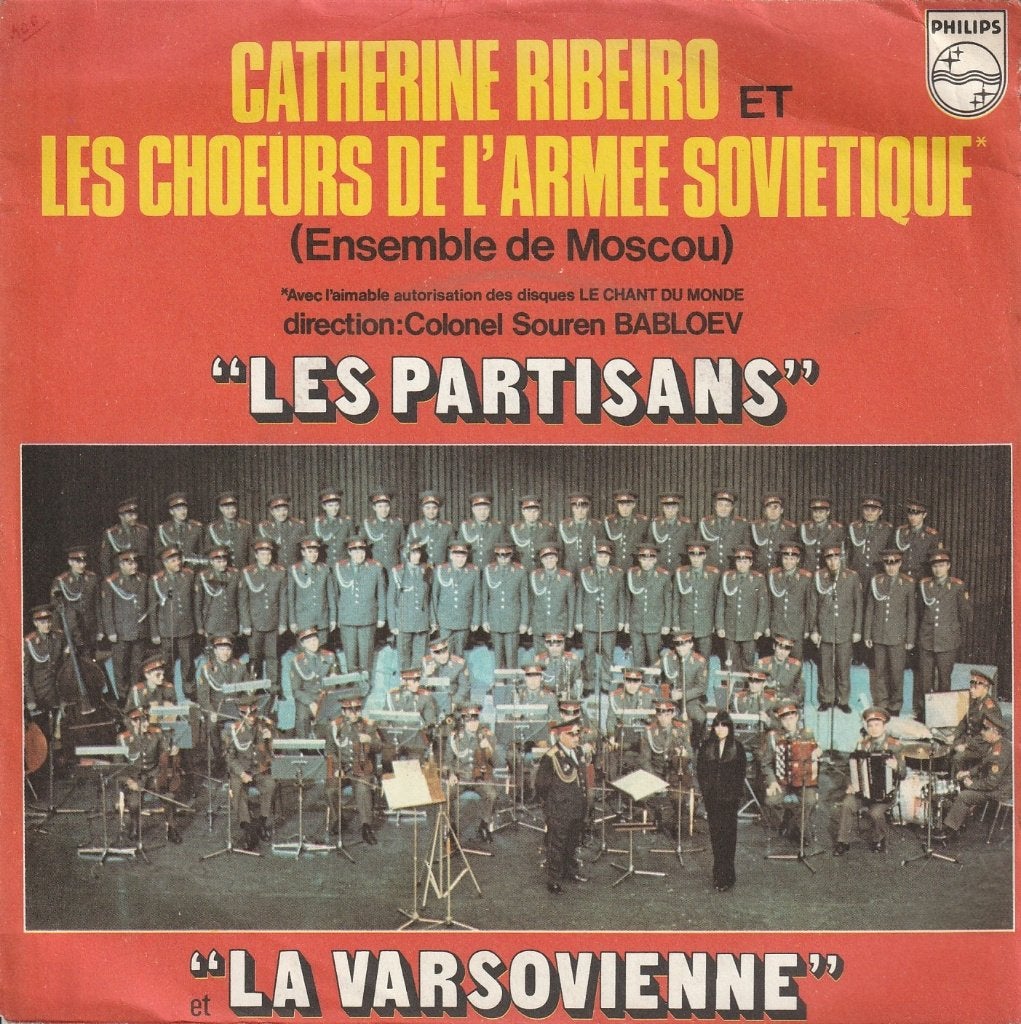 Catherine Ribeiro/Choeurs de l'Armée soviétique - Partisans, CD & DVD, 7 inch, Comme neuf, Pressage original, Musique du monde