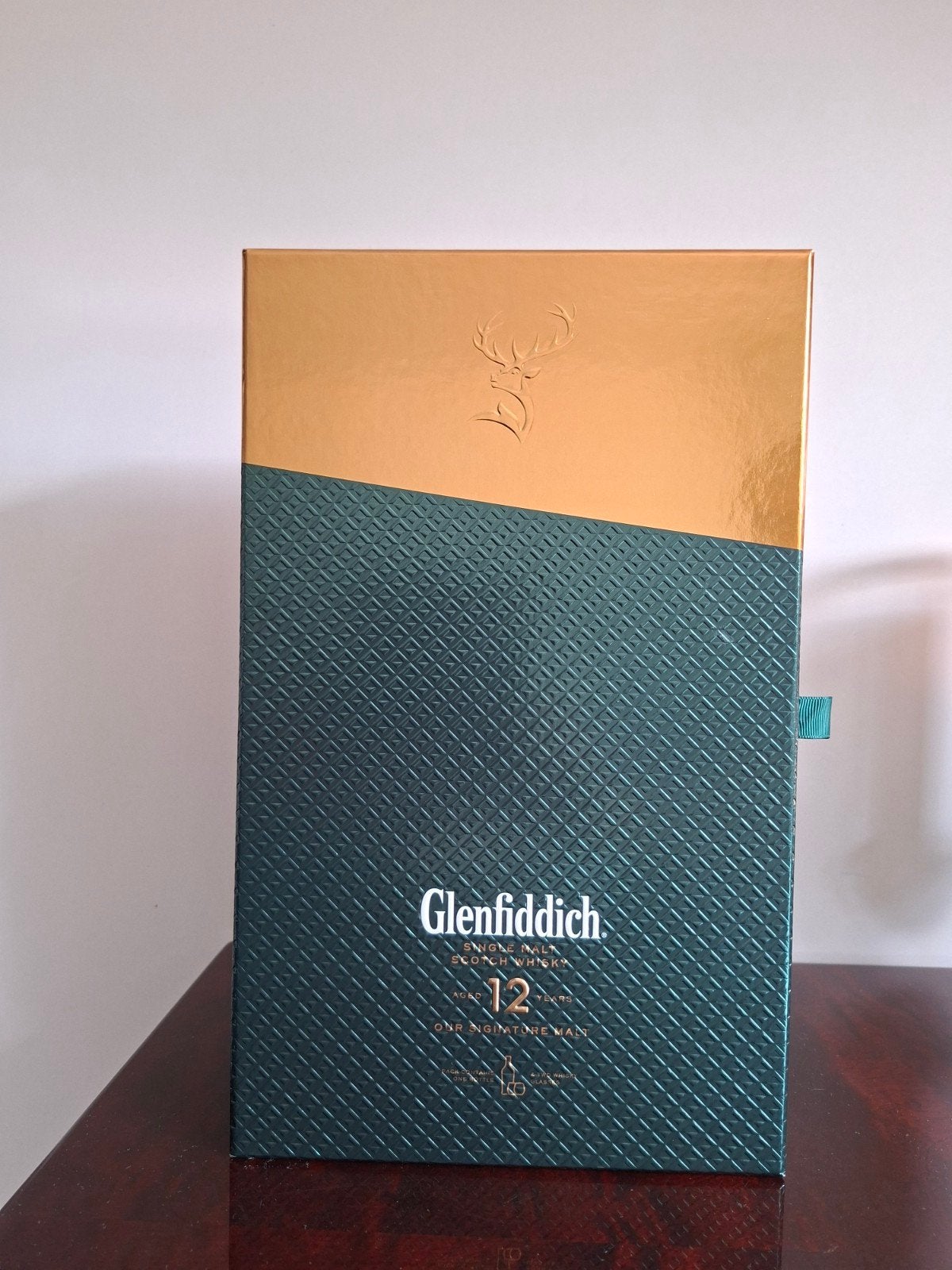 Glenfiddich 12y gift pak whisky, Verzamelen, Overige gebieden, Overige typen, Nieuw, Ophalen of Verzenden
