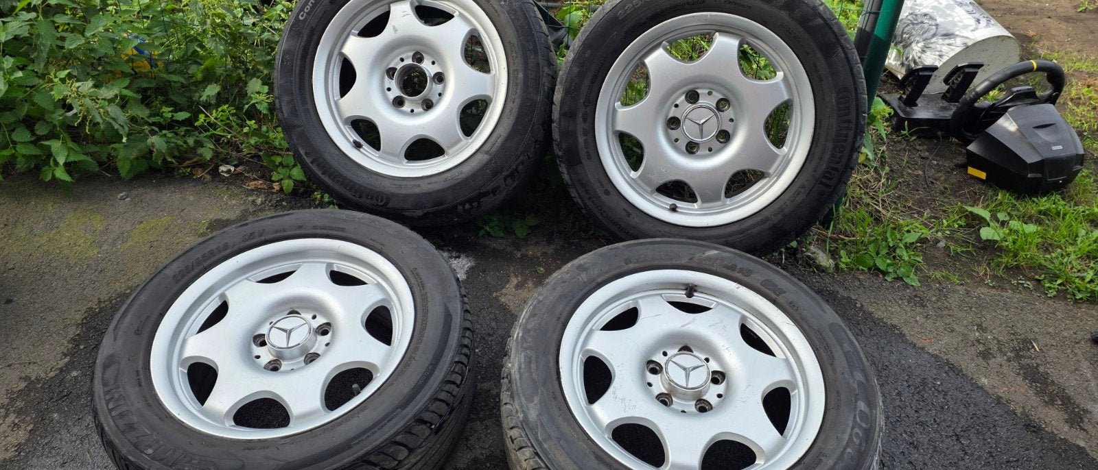Jantes en alliage d'origine mercedes, Ophalen