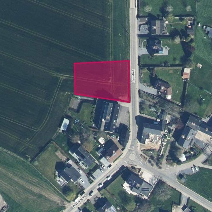 Bouwgrond 1512m² in Neufchâteau (Dalhem), Liège, 1500 m² of meer