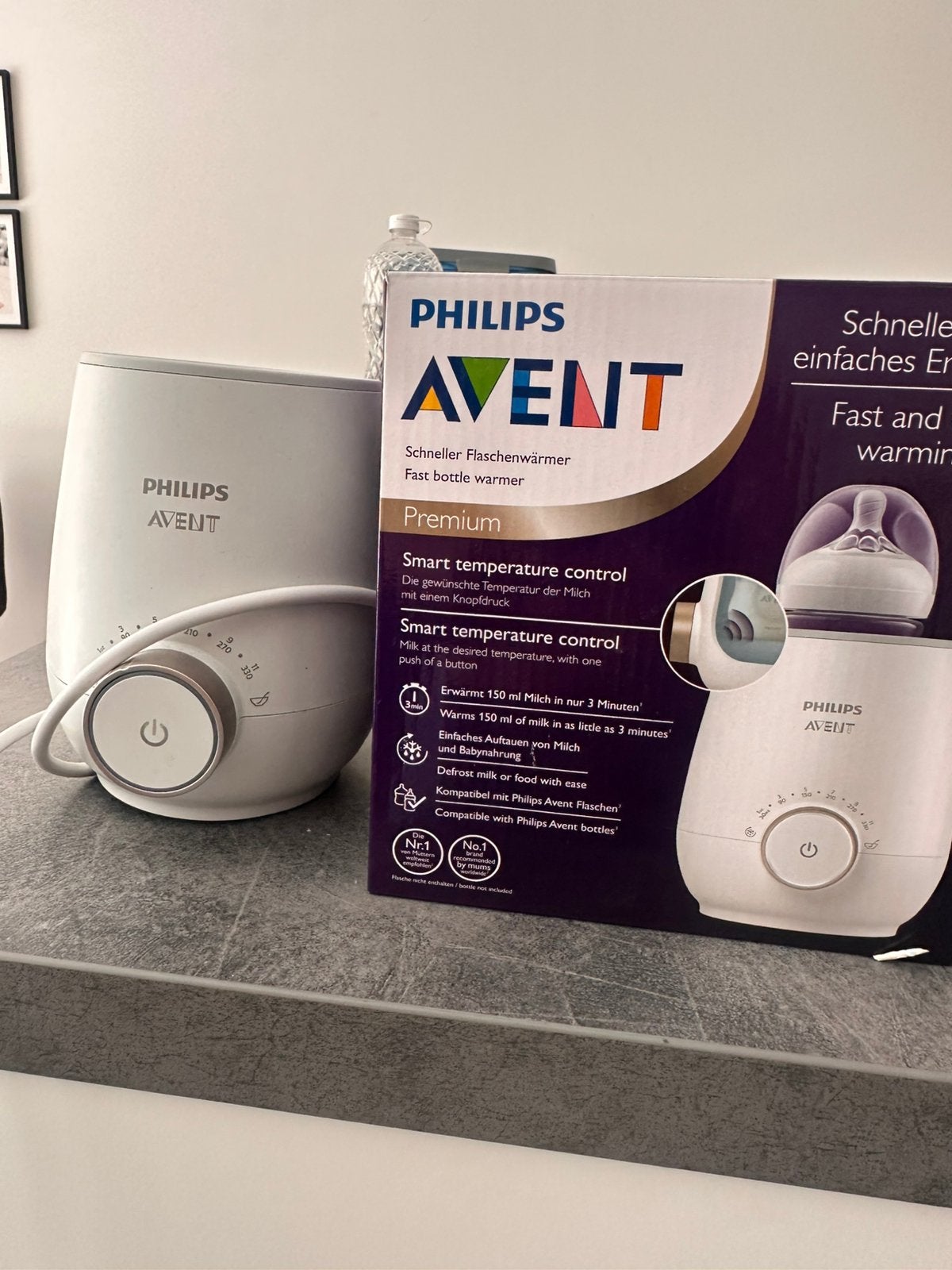 Philips avent premium Flessenverwarmer, Kinderen en Baby's, Babyvoeding en Toebehoren, Ophalen, Zo goed als nieuw, Flessen- of potjesverwarmer