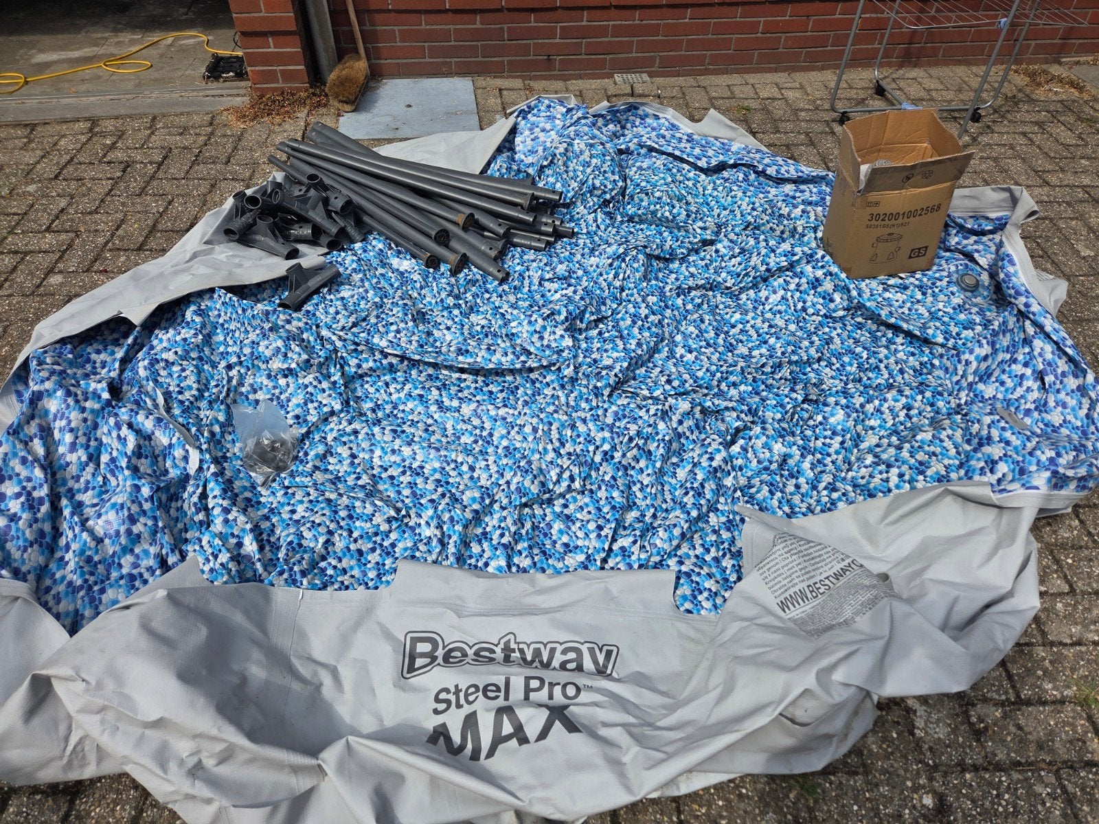 bestway zwembad 305x76cm, Tuin en Terras, Ophalen, Gebruikt, Minder dan 80 cm, Rond