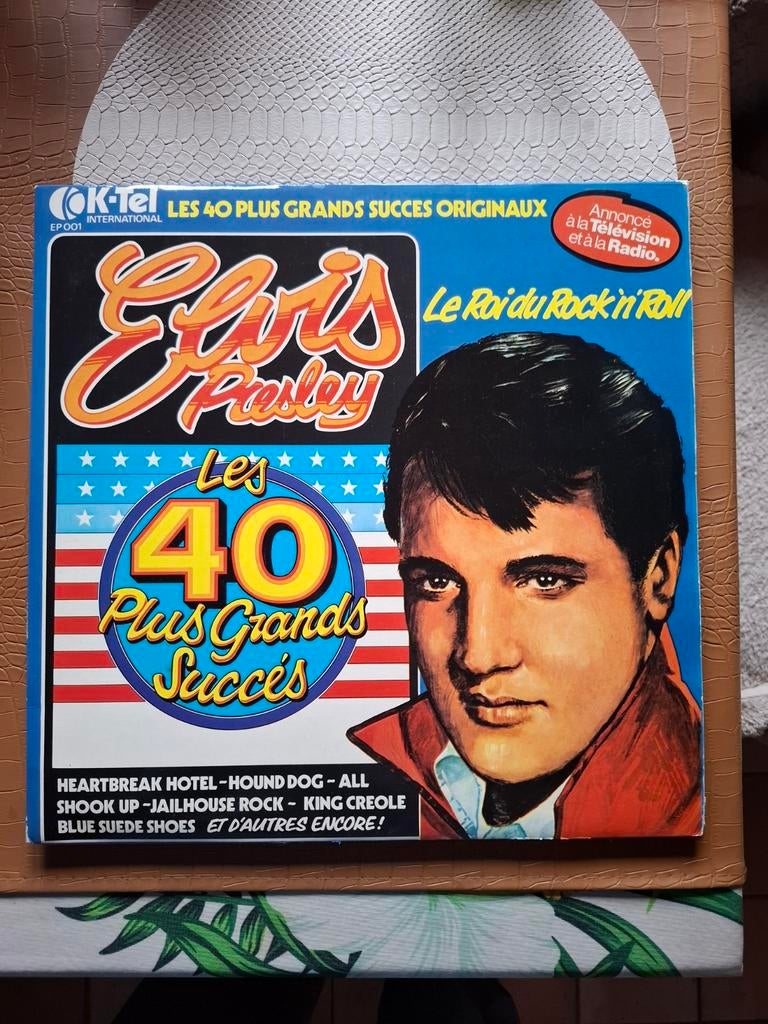 Dubbel LP Elvis Presley - Les 40 plus grands succes, Cd's en Dvd's, Ophalen of Verzenden, Gebruikt, 12 inch