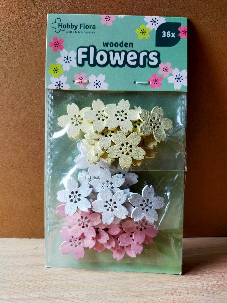 URGENT — FLEUR EN BOIS HOBBY FLORA, Enlèvement ou Envoi, Neuf, Autres types, Autres marques